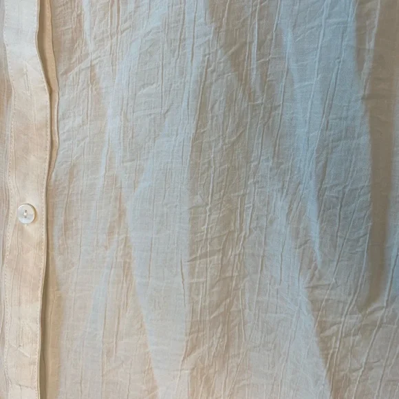 White Fox Boutique Take Me Out Women's White Blouse Size Small/Medium - Picture 7 of 10